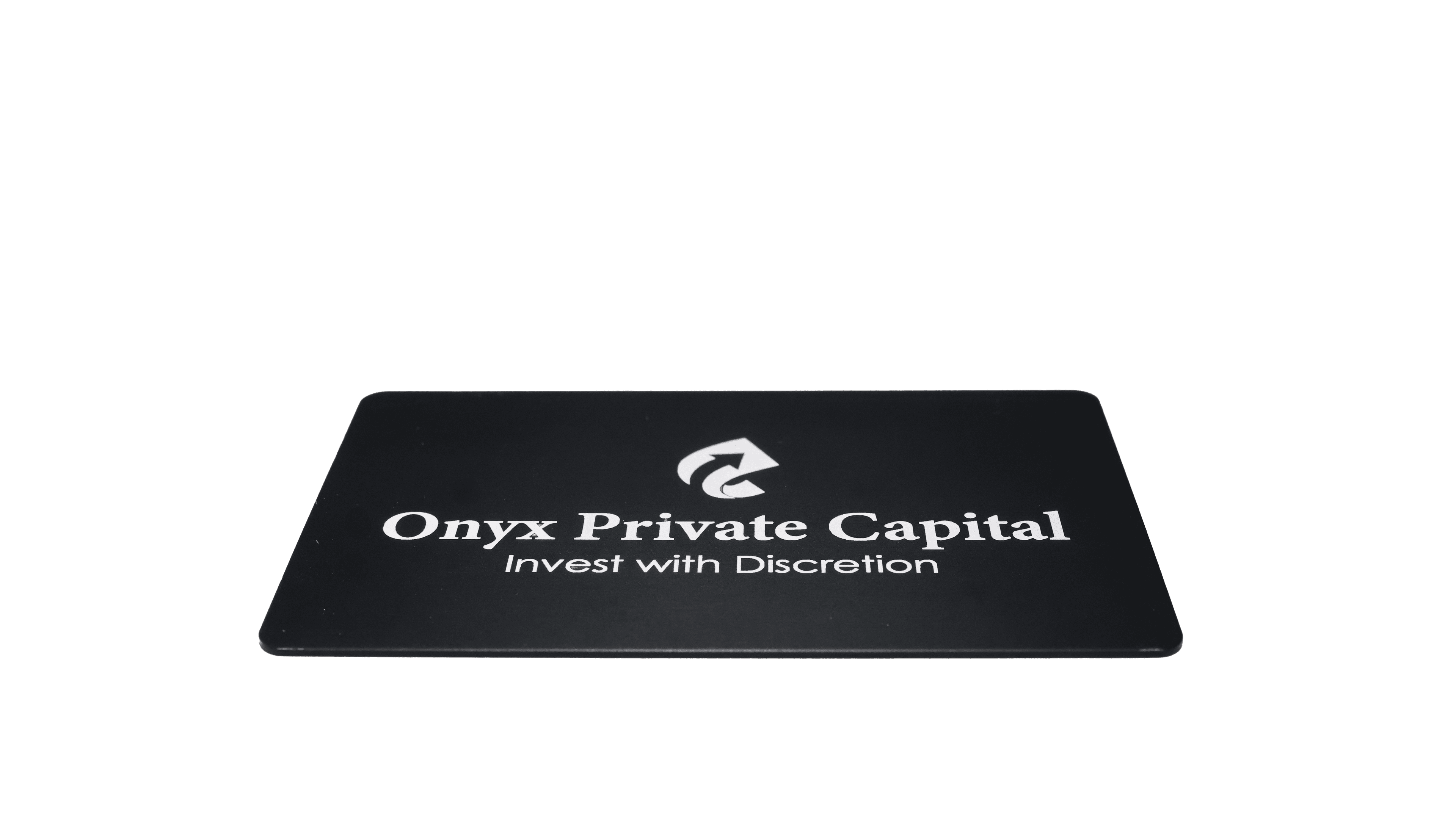 FINE BLACK Metal Card